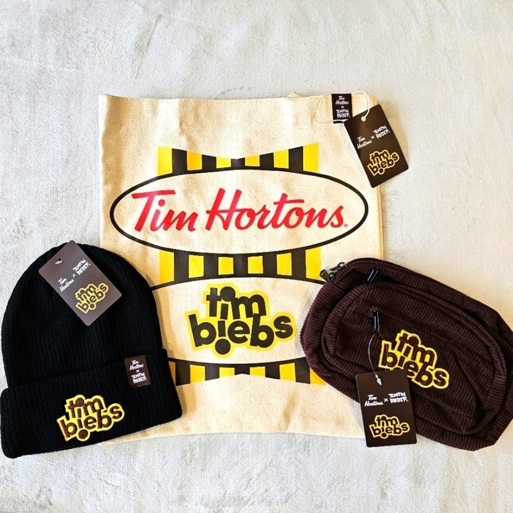 Tim Hortons Justin Bieber Tim Biebs set